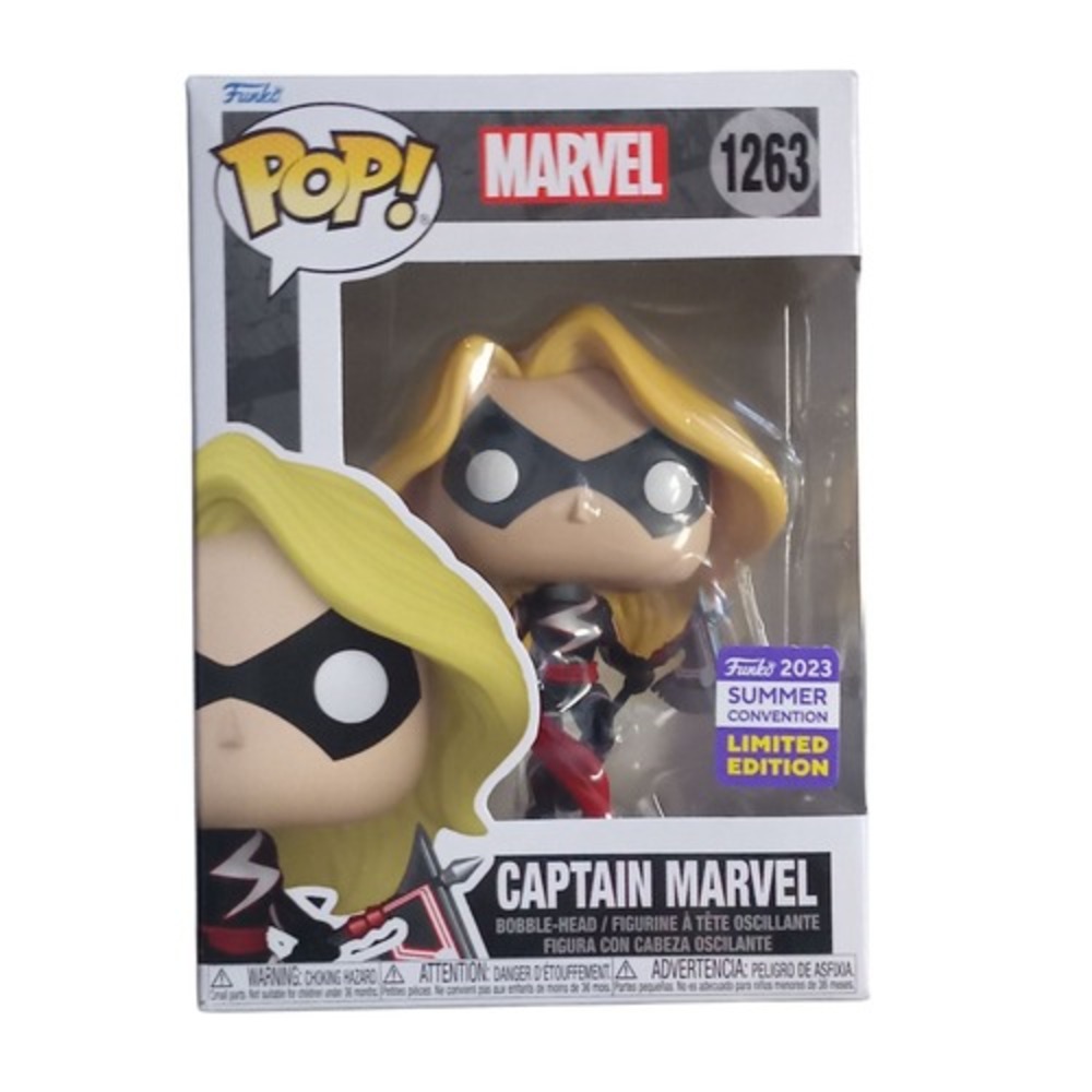 Funko Pop! Marvel Captain Marvel #1263 Target 2023 San Diego Comic Con
